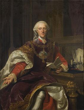 Alexander Roslin Portrait of Count Georg Adam von Starhemberg Sweden oil painting art